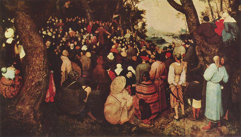 Pieter Bruegel the Elder Bubpredigt des Johannes oil painting image
